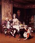 Adrien De Boucherville Canvas Paintings - The Lost Supper